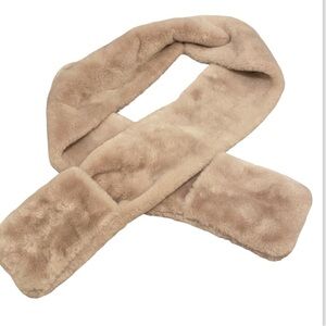 KALEIDOSCOPE faux fur scarf with hand pockets. Very good condition